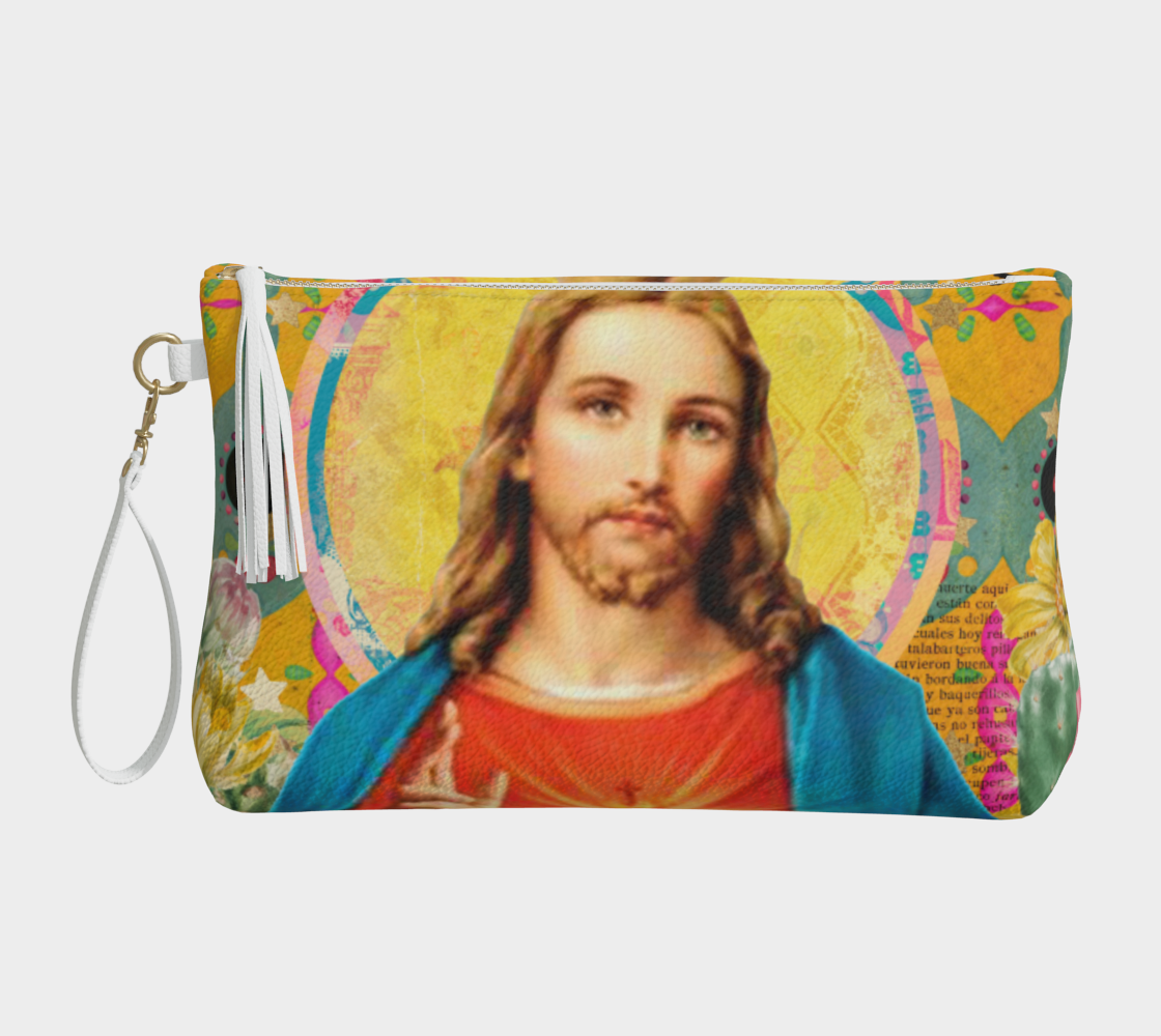 Mexican Jesus Makeup bag