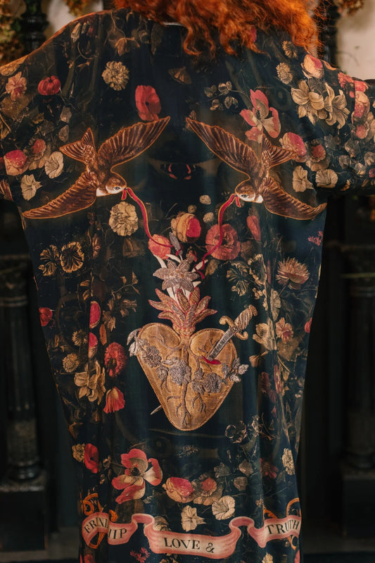 HEART OF GOLD OPERA DUSTER (FULL LENGTH)