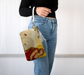 Honeycomb leather tote